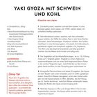 "Yaki Gyoza mit Schwein und Kohl" - Rezept für zwei Personen, Zutaten und Zubereitungsschritte detailliert beschrieben.