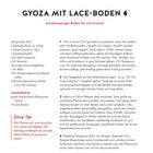 GYOZA MIT LACE-BODEN. extraknuspriger Boden für viel Crunch. Zutatenliste: Tofu, Shiitake, Zucchini. Anleitung in vier Schritten.
