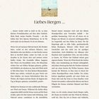 Liebes Bergen ... jetzt, wo ich wieder einmal durch Bergen radle. Unten sieht man einen Strand mit vereinzelt Menschen.