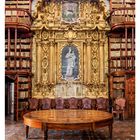 Kalenderseite: 46 November; Mo 15, Di 16, Mi 17, Do 18, Fr 19, Sa 20, So 21. 

Barocker Bibliotheksraum mit verzierter Wand und rundem Holztisch.
