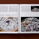 Text beschreibt die A. Lange & Söhne Referenz 502.025 Grand Complication. Abbildungen zeigen Uhrenziffernblatt und Uhrwerk.