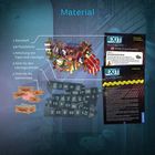 Material: 1 Storyheft, 500 Puzzleteile, Anleitung mit Tipps und Lösungen, 9 Teile für den Lösungsrahmen, 5 Sammelboxteile.