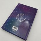 "PANINI BOOKS", schwarzer Barcode; lila-blauer Himmel mit Sternen; Mond mit Einhorn.