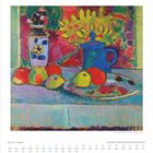 September \ September. DUMONT'S GROSSER KUNSTKALENDER 2027. Bunte Obst- und Blumenstilleben-Malerei.