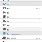 Kalender für September 2027 mit Feiertagen: 19. "Eidgenössischer Bettag, CH", 20. "Weltkindertag", 23. "Herbstanfang".