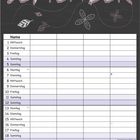 Text "SEPTEMBER" in großen, lila-weißen Buchstaben. Darunter Kalender mit Wochentagen und Daten.