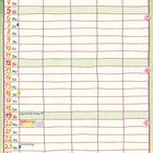 "SEPTEMBER", "Ab in den Wald, bevor der Sommer Ferien macht!", Wochentage und Datum in einem Kalenderlayout, Naturillustration.