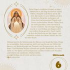 Mittwoch, 6. Januar. Text erzählt von Melissa, der Nymphe und Biene. Links Illustration einer Frau mit Flügeln.