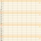 Kalender für September 2027. Tage und Wochentage aufgelistet, Platz für Notizen unten. Dezente Farben.