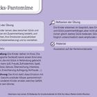 Glücks-Pantomime: Übung zeigt Kindern den Zusammenhang von Glück und Gefühlen. Ziel, Durchführung und Reflexion beschrieben.