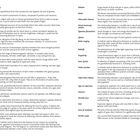 Dokument mit Begriffserklärungen: Anti-gravity, Atomic nuclei, Black hole, Galaxy, Hubble's Law, Nebulae. Seitenzahlen 108-109.