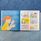"How to Protect Ourselves and Others from Germs." Illustrationen zeigen, wie man sich durch Händewaschen und Masken schützt.