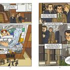 "He was in New York to face the greatest challenge of his life." Viele Menschen sind vor einem großen Gebäude.