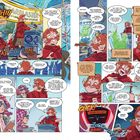 Text: "STARBLASTER", "TA-DAHHH!!!", "CLAP CLAP", "Captain!", "Connection Lost!"

Ein rotes, interstellares Setting mit einem Konferenzpult.