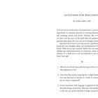 QUESTIONS FOR DISCUSSION  
by Arthur Pober, EdD

1. Why do you think Anne spells her name with an “e”?

2. Anne describes poetry as giving her a tingly feeling.

3. Anne’s fascination with language is apparent...