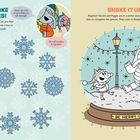 "Snowflake Samesies!" und "Shake It Up!" beschreiben zwei Aufgaben rund um Schneeflocken und eine Winterlandschaft mit Gerald und Piggie.