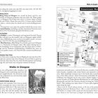 Seite 156-157, „Rick Steves Scotland“. Überschrift: „Walks in Glasgow“. Kartenbereich zeigt „Downtown Walk“ mit Details.