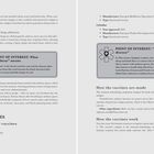 Linke Seite: "**POINT OF INTEREST: What “anthrax” means**"; rechte Seite: "**POINT OF INTEREST: “Woolsorters’ disease”**". Text beschreibt Milzbrand, Impfstoffe und Produktionsweise.