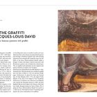 07. Villa Farnesina. THE GRAFFITI OF JACQUES-LOUIS DAVID. Even famous painters left graffiti. Bilder von Fresken.