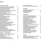 INHALT

**Gotisches Viertel**
Liste von Sehenswürdigkeiten, z.B.:
- Die Skulptur der Jungfrau von Montserrat (12)
- Das Gesicht Gaudís (30)

**El Born – Barceloneta**
Beispiele:
- Freimaurer-Symbolik im Kloster des heiligen Augustinus (80)
- Die Inschrift „Carrer d’en Miquel Pedrola“ (90)

**El Raval**
Beispiele:
- Einschusslöcher in einer Fassade (96)
- Das anatomische Theater (100)

**Eixample**
Beispiele:
- Skulptur "Die Verführung des Menschen" (112)
- Das Labyrinth an der Sagrada Familia (118)

**Western**
Beispiele:
- Die Symbolik an der Grabstätte der Familie Batlló (154)
- Das Meter-Denkmal in der Burg Montjuïc (158)

Seitenzahlen sind teilweise kursiv dargestellt.