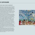 MULTIPLE EXPOSURE, INCLUDE LAYERS TO BUILD ON COMPLEXITY, Partygoers, Miami Beach, Pelle Cass, 2023. Menschen feiern am Strand mit bunten Bällen.