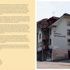 LA VIE EN ROSETTE. Text über die Girolle®, Tête de Moine-Käse und das Museum in Bellelay. Illustration: Käselochscheibe.