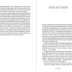 WER LIEST WEN?  
Text über die Verbindung zwischen Menschen und Hunden.  
Diskussion über Kommunikation und Verständnis.