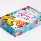 „Die Geheimnisse von Rosewell Castle“ steht auf dem Cover eines Buchs mit Schloss und Blumen.