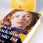 „Alle lieben Dandelion, nur sie ist…“ steht auf dem Cover mit einer Illustration eines Gesichts und gelben Blüten.