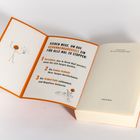 Titel: Wer wärst du ohne deine Sorgen? Tipps zum Gedankenstopp. Illustration: Strichmännchen mit Glühbirne.