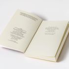 Links Text zu Verlag, Auflage und Druckinfo. Rechts Gedicht von Sylvia Plath über Liebe, übersetzt von Ruth Klüger.