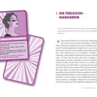 Links steht "Die Feelgood-Managerin". Glaube: Wertvoll bei Harmonie. Mindset: Sorgen um Akzeptanz. Superkraft: Sensibilität.