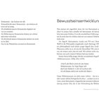 Bewusstseinsentwicklung. Bewusstsein – das besitzen wir alle. Das ist das Wunderbare an unserem Bewusstsein.