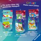 Diverse Malbücher für verschiedene Altersgruppen ab 3, 5 und 7 Jahren, mit verschiedenen Themen wie Fahrzeuge und Dinosaurier.