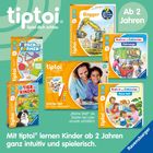 "Mit tiptoi® lernen Kinder ab 2 Jahren ganz intuitiv und spielerisch." Verschiedene tiptoi®-Spiele und Bücher für Kinder.
