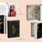 "Blüt ist mein Reich. Infernus beugt sich meinem Willen." Drei Bücher: illustriert, ohne Schutzumschlag, mit Map-Overlay.