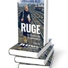 „Christian Neef, RUGE, Der Reporter des 20. Jahrhunderts, Propyläen.“ Buchcover mit Mann auf Bahngleisen.