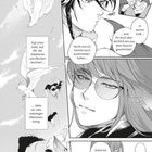 In einer Manga-Illustration unterhalten sich Charaktere über ein Volk und einen Dämonenkönig. Einige fliegende Kreaturen sind zu sehen.