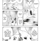 Eine Manga-Szene mit Wölfen. Dialoge: „Mutter?!“, „Dann ist dies das Land...“, „Zum Glück, es geht dir gut!“