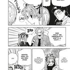 Comic-Sequenz mit mehreren Panels. Zwei Personen sprechen, zeigen Überraschung und Diskussion, mit dynamischen Ausdrücken.