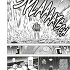 "SPLAAAATSCH" steht groß im Bild. Eine Person mit mehreren Armen steht in einer Explosion aus Wasser. Dialoge erklären die Szene.