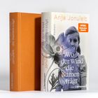 "Wo der Wind die Namen trägt", Anja Jonuleit, Roman, C. Bertelsmann. Cover zeigt Blume und ein Mädchen.