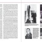 Zwei Seiten Text mit dem Titel "Kapitel 1: Deutsche Raketenpioniere". Bilder zeigen Raketen und Männer in Anzügen.