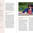 "Leichte Verletzungen", "Schwere Verletzungen", "Lebensbedrohliche Verletzungen", "IM FALLE DES FALLES: JEDER KANN HELFEN!" Zwei Personen, eine liegt am Boden.