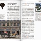"Shoppen auf dem Strich – Strøget" und "Glück zu kaufen: Hygge-Accessoires". Text über Shopping, Architektur und Traditionen.