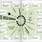 "Ihr Provence-Kompass. 15 Wege durch die Region. Mord im Paradies. Einfach fein... Palais fürs Plaisir."