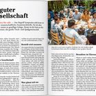 Seite 286, Titel: In guter Gesellschaft. Themen: Symposien, Pareá, Gemeinschaft, Bestellen, Bezahlung. Foto: große Gruppe beim Essen.