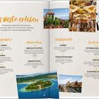 Unsere Top-10. Das Beste erleben. Insel Mainau, Pfänder, Rheinfall, Rundflug mit dem Zeppelin, Bregenzer Festspiele. Bilder von Landschaften und Sehenswürdigkeiten.