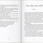 "Neues Leben oder nicht? - BERLIN -". Zwei Buchseiten mit Text über eine Szene in einer Menschenmenge und persönlichen Reflexionen.