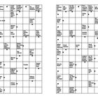 Kreuzworträtsel mit Nummern 34 und 35. Verschiedene Hinweise wie "erhöhen", "Bargeld (englisch)" und "jap. Autor".
